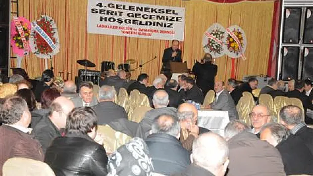 'Serit' gecesinde buluştular