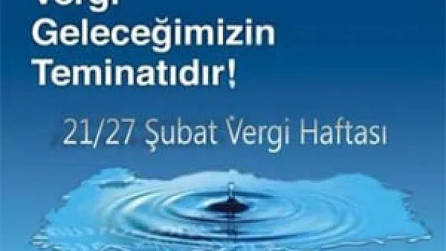 Vergi haftası kutlamaları  başlıyor