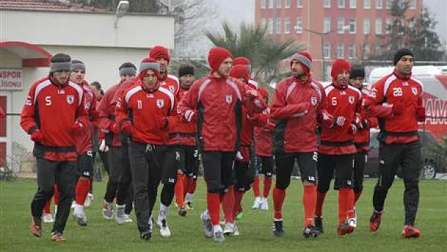 Samunspor Boluspor maçı hazırlıklarını sürdürüyor