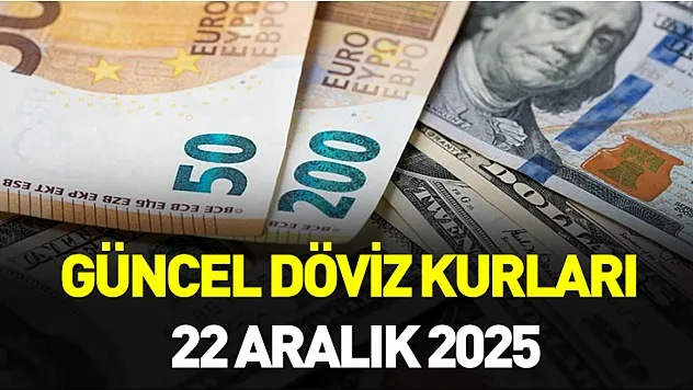 22 Aralık 2025 güncel döviz kurları