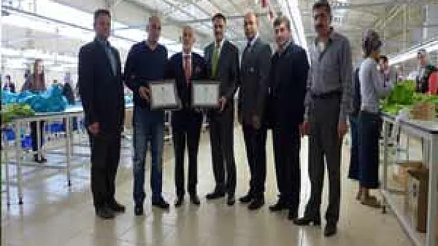 ÇTSO'dan Akgül ve Karaman'a takdir beratı