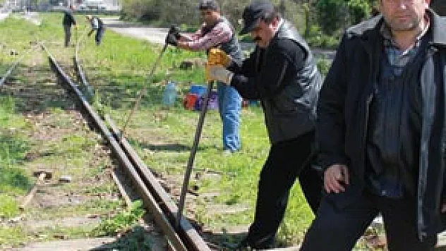 Demiryolunda Çalışmalar Başladı
