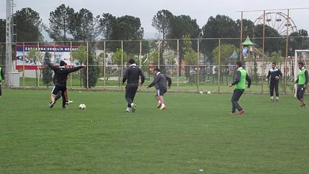 Yomra spor maçı hazırlıklarına su engeli!