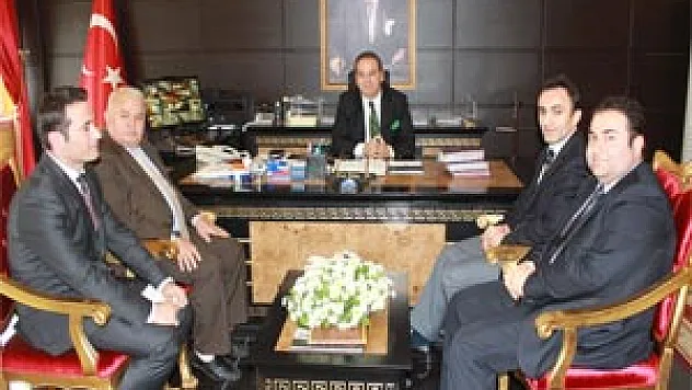  TÜBİTAK Birincilerinden Kaymakam'a ziyaret