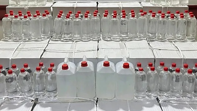 232 bin 442 litre sahte içki ele geçirildi