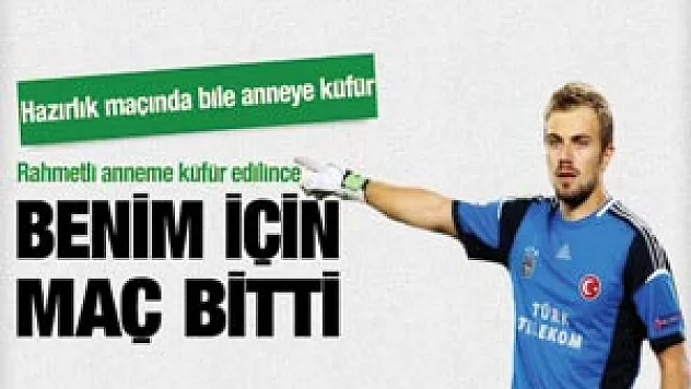 Mert Günok'dan taraftara küfür tepkisi