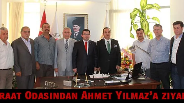 Ziraat Odasından Ahmet Yılmaz'a ziyaret