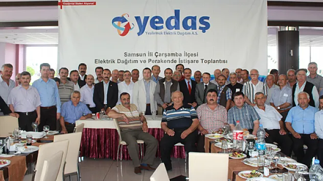 TÜRKOĞLU ÇARŞAMBA'DA MUHTARLARLA BİR ARAYA GELDİ