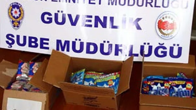 SAMSUN'DA SAHTE DETERJAN VE TUZ OPERASYONU