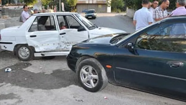  SAMSUN'DA TRAFİK KAZASI: 1 YARALI