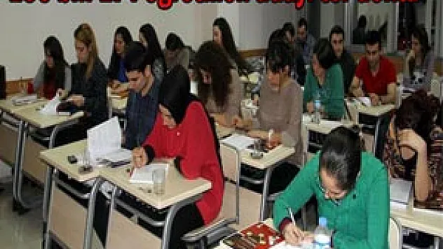 Öğretmen adayları sınavda ter döktü