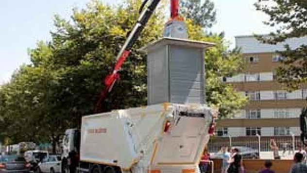  YERALTINA İNEN ÇÖPLER TOPLANMAYA BAŞLADI