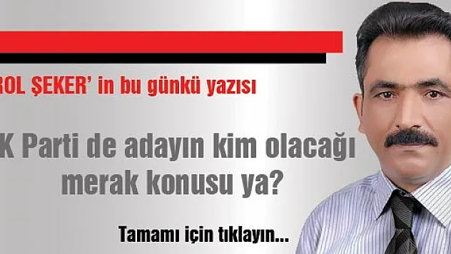 AK Parti de adayın kim olacağı merak konusu ya?