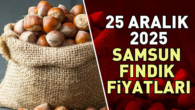 25 Aralık 2025 Samsun fındık fiyatları ne kadar?