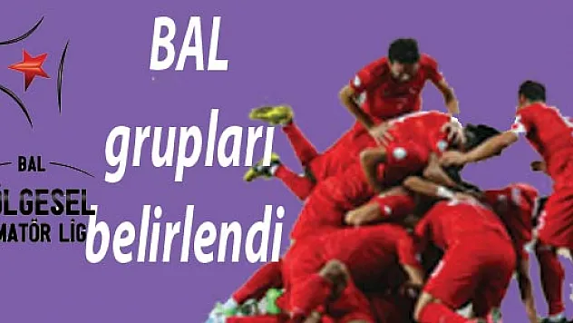 BAL grupları belirlendi 
