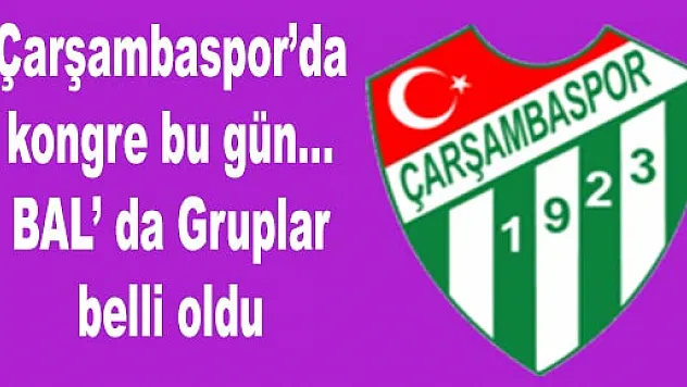 Çarşambaspor'da düğüm bugün çözülüyor