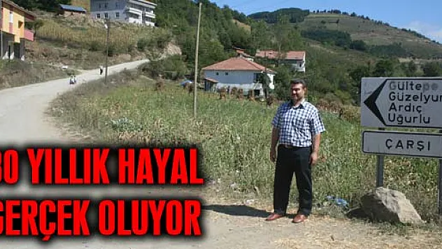 Ayvacık'ta 30 Yıllık Bir Hayal Daha Gerçek Oluyor