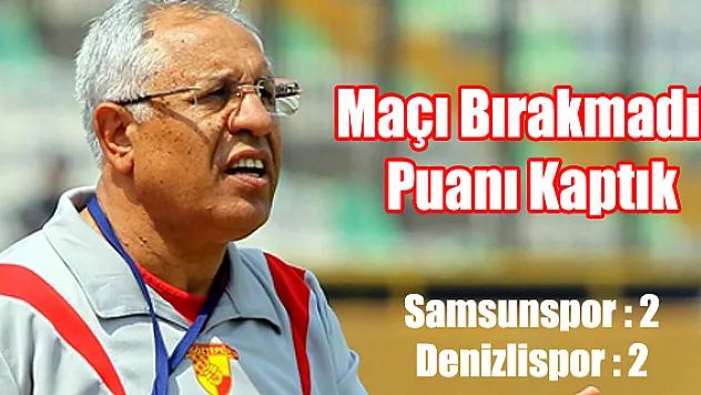 Samsunspor Bir Puanla Döndü