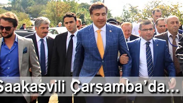 SAAKAŞVİLİ ÇARŞAMBA'DA…