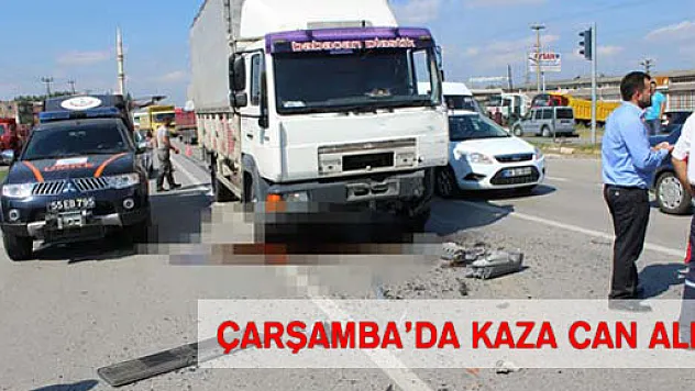  ÇARŞAMBA'DA TRAFİK KAZASI: 1 ÖLÜ, 5 YARALI