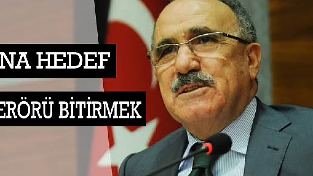 Beşir Atalay, 'Çözüm sürecinde ana hedef terörün bitmesi'