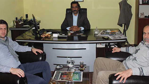 Yazgan ve Baş' tan Gazetemize ziyaret
