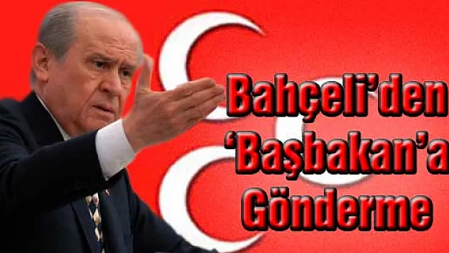 Bahçeli, 'Başbakan, Türklüğe savaş açmıştır'