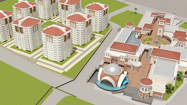 Çarşı Ve Yaşam Alanı İnşaatında Sona Doğru