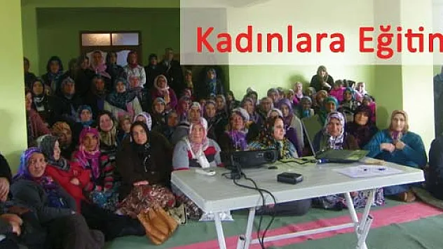 AĞCAGÜNEY'DE KADINLARA EĞİTİM