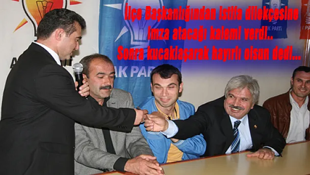 Böyle istifa görmediniz…