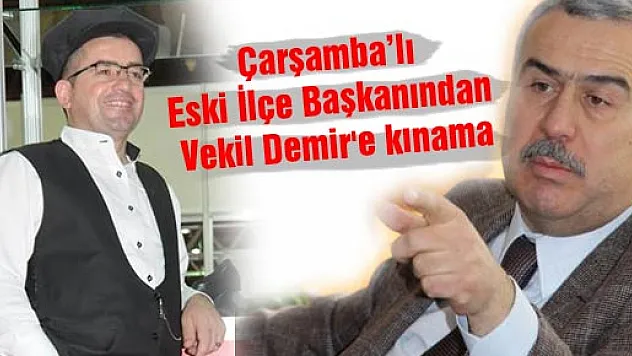 Yılmaz'dan Vekil Demir'e kınama