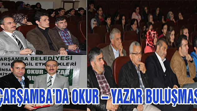 ÇARŞAMBA'DA OKUR – YAZAR BULUŞMASI