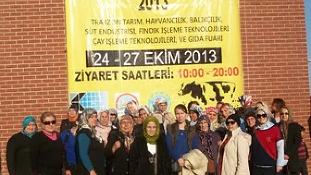   KADIN ÇİFTÇİLERİMİZ TRABZON FUARINDA