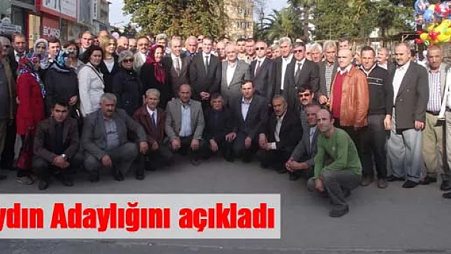 MHP' de İlyas Aydın resmen açıkladı: Adayım