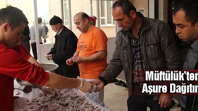 Müftülük'ten Aşure Dağıtımı…