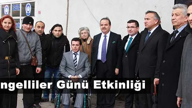 Çarşamba'da Engelliler Günü Etkinlikleri 