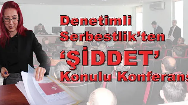 Denetimli Serbestlik 'ŞİDDET' Konulu Konferans verdi