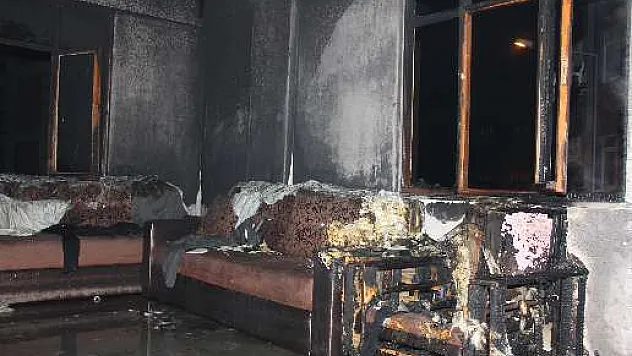 ÇARŞAMBA'DA EV YANGINI