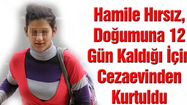 Hamile Hırsız, Doğumuna 12 Gün Kaldığı İçin Cezaevinden Kurtuldu
