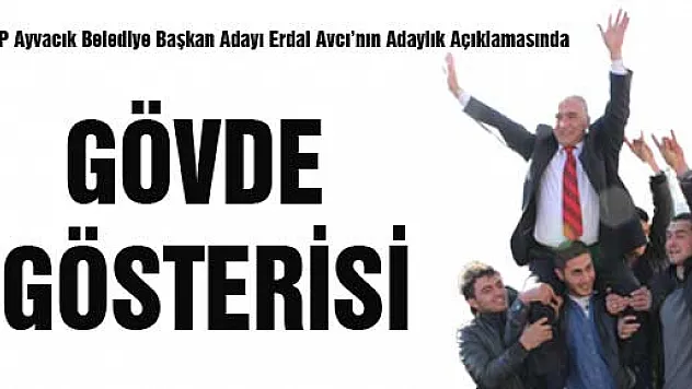 Avcı, 'Paşaların zivziklerini bilmeyen bu yola çıkmasın'