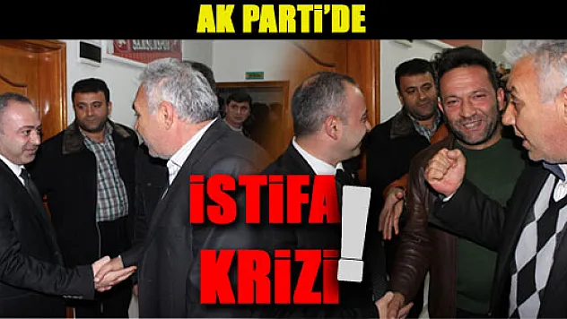 AK Parti'de istifa krizi…