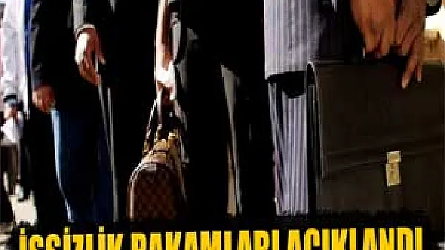 İşsizlik rakamları açıklandı