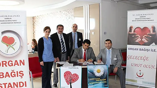 ÇARŞAMBA DEVLET HASTANESİNDE ORGAN NAKLİ STANDI AÇLDI...