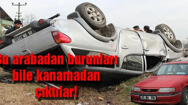 ÇARŞAMBA'DA TRAFİK KAZASI...