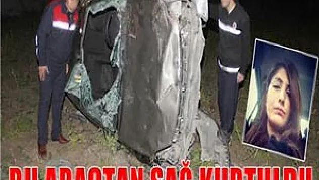 Emniyet kemeri sayesinde bu kazadan yaralı kurtuldu