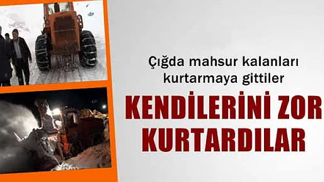 Karayolları ekipleri ölümden döndü