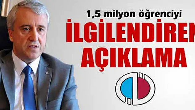 AÖF öğrencilerinin merakla beklediği haber geldi