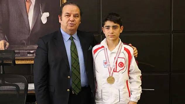 Türkiye Birincisi Giritli'den Yıldız'a ziyaret