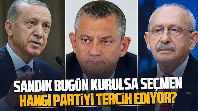 28 İlde Yapılan Ankette Dikkat Çeken Tablo! İşte Partilerin Oy Oranları