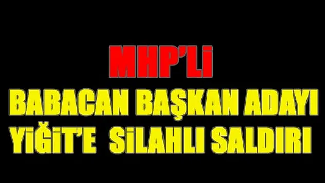 Başkan Adayı Yiğit'e Saldırı 